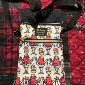Loungefly Grinch crossbody bag.